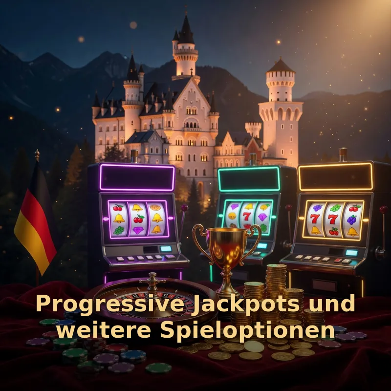 Progressive Jackpots und weitere Spieloptionen